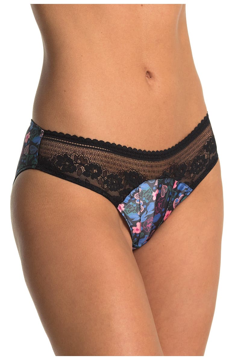 Parfait Sheer Lace Floral Panties, Main, color,