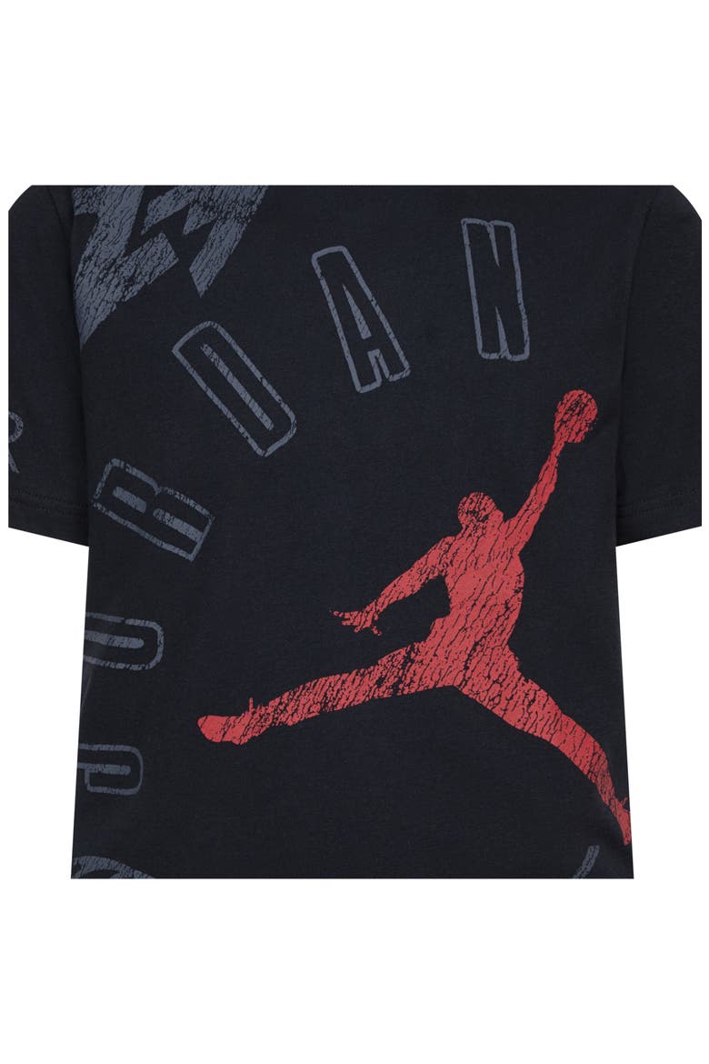 Kids' Jordan Elements Graphic T-Shirt, Alternate, color, BLACK