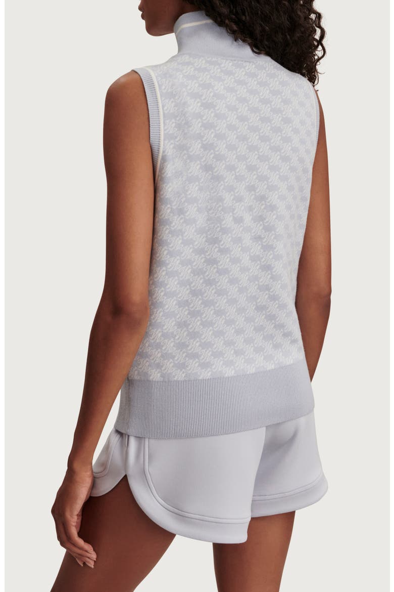 Vincent Sleeveless Half Zip Jacquard Sweater (Women) | Nordstrom