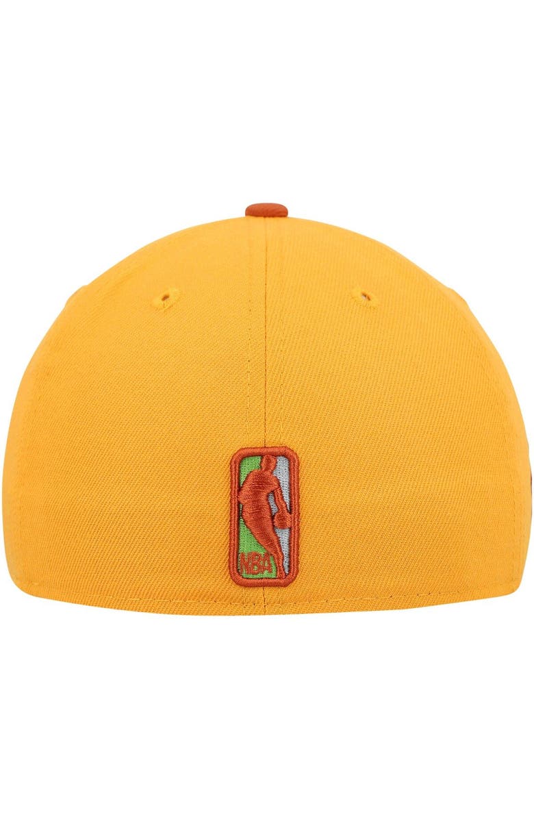 New Era Men's New Era  Gold/Rust Toronto Raptors 59FIFTY Fitted Hat, Alternate, color, 