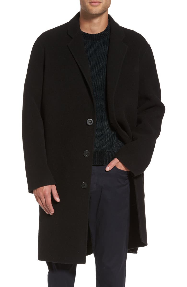 Vince Wool & Cashmere Notch Lapel Coat, Main, color,