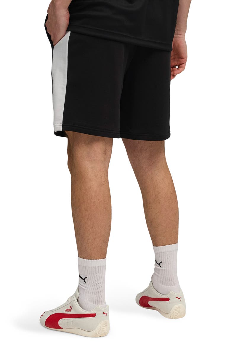 T7 Relaxed Shorts, Alternate, color, PUMA BLACK