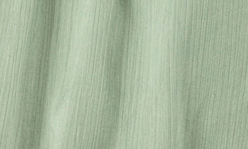 Vince Camuto Textured Satin Bubble Top In Green