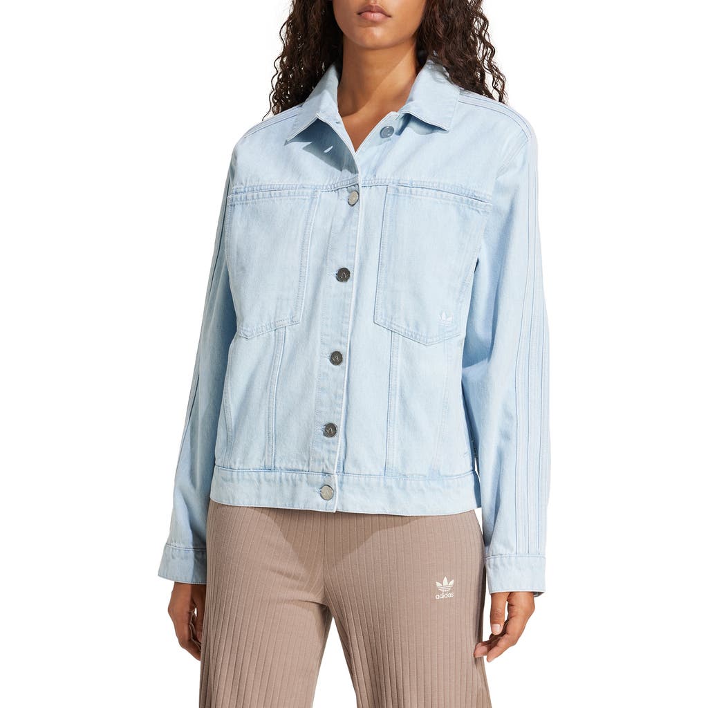 ADIDAS ORIGINALS ADIDAS ORIGINALS ESSENTIALS 3-STRIPE DENIM JACKET