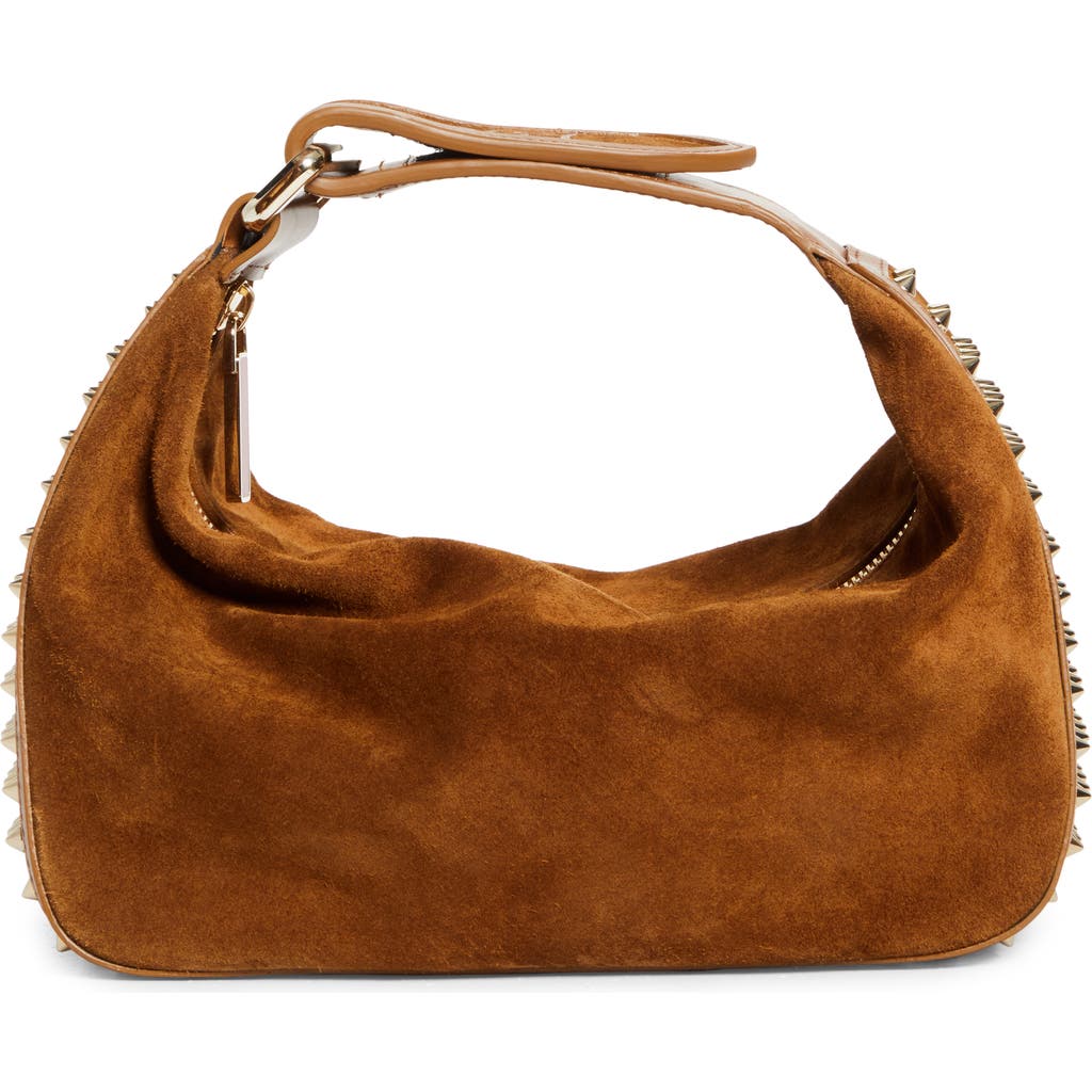 Christian Louboutin Funky Empire Spike Dopp Leather Top Handle Pouch