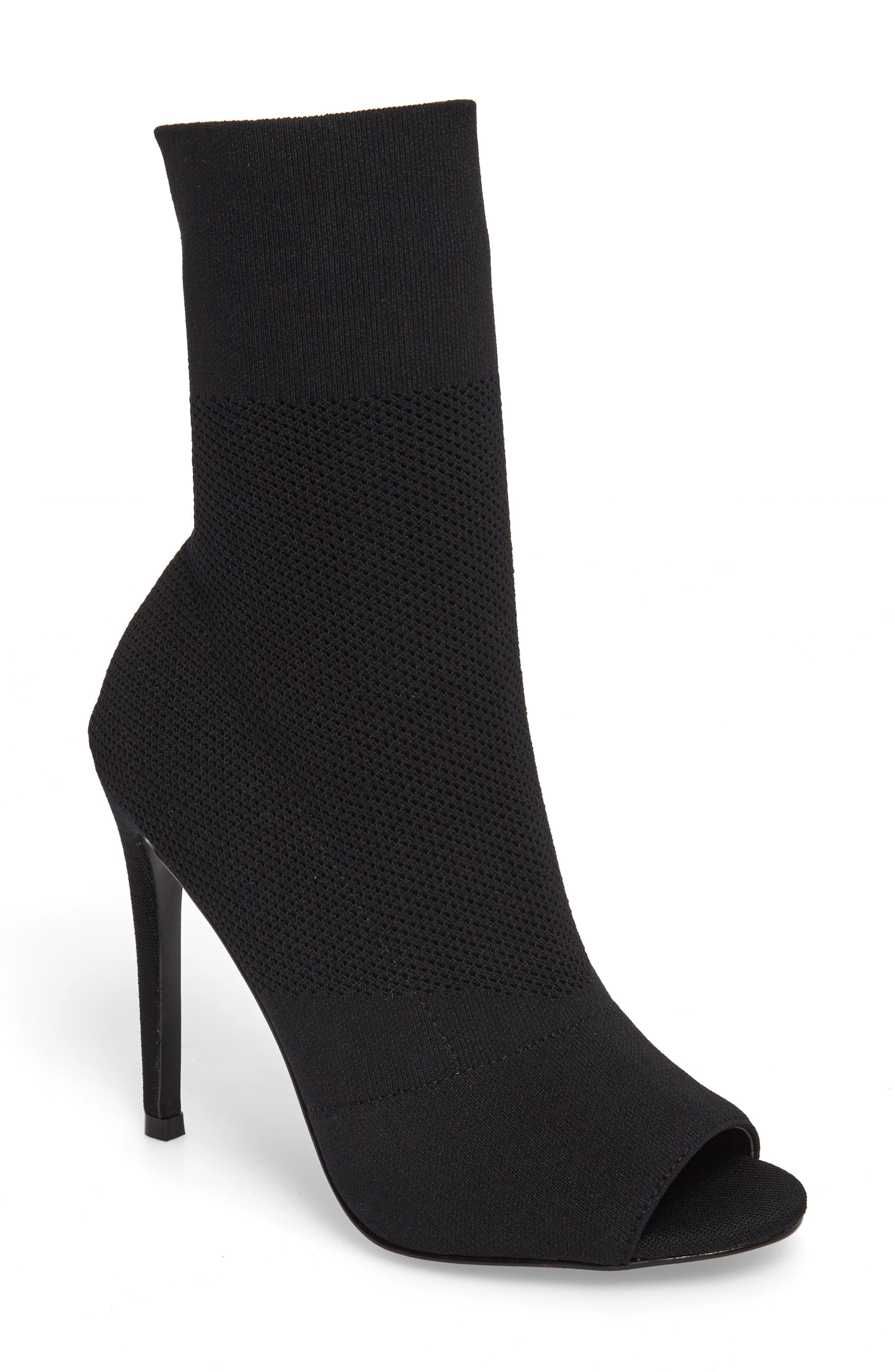 Steve Madden Kristi Peep Toe Bootie, Main, color, 