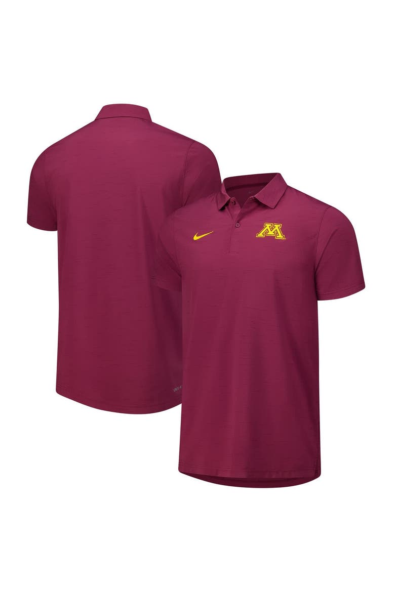 Men's Nike Maroon Minnesota Golden Gophers Performance Polo, Main, color, Maroon