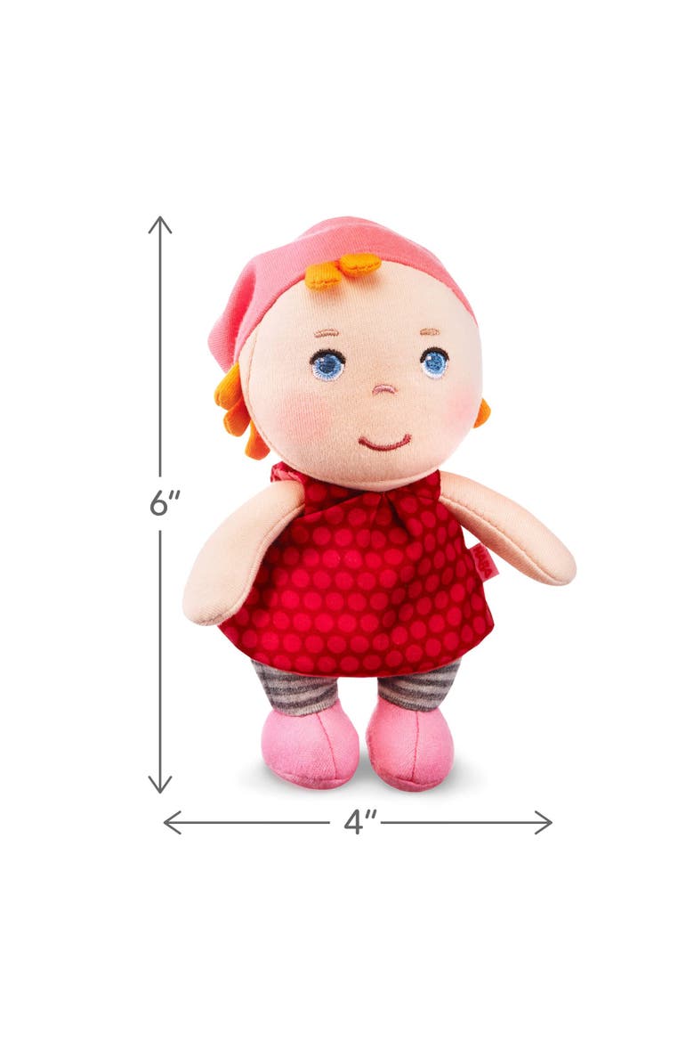 Mini Soft Doll Hertha - Tiny 6" First Baby Doll from Birth and Up, Alternate, color, Multi