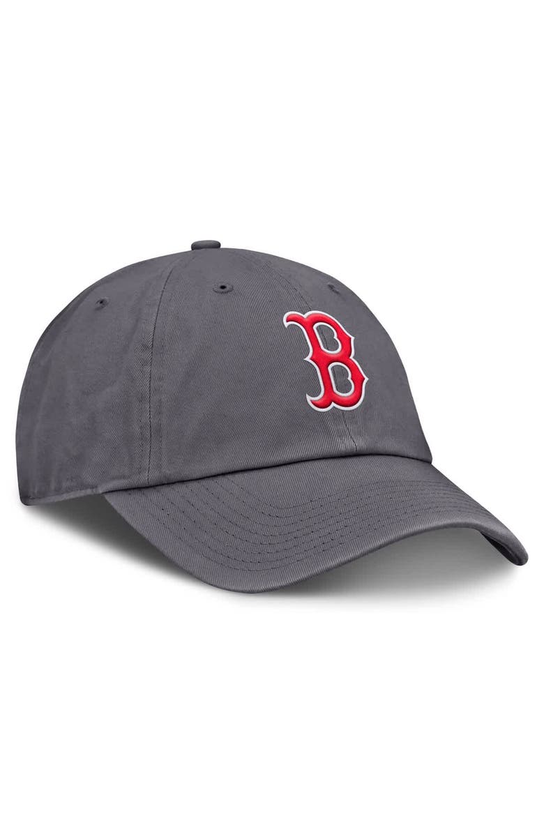 Nike Men's Nike Gray Boston Red Sox Club Adjustable Hat, Alternate, color, 