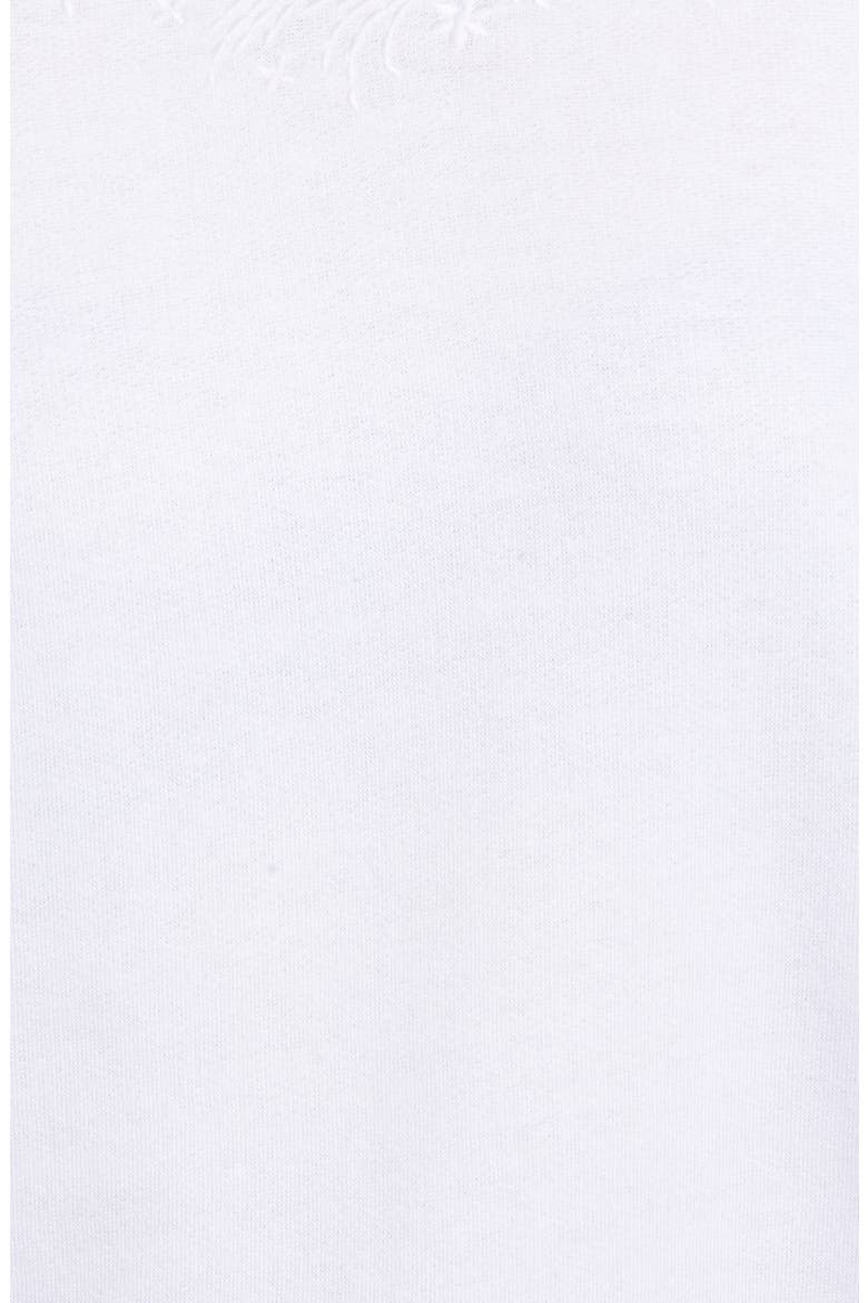Embroidered Crew Pullover, Alternate, color, WHITE