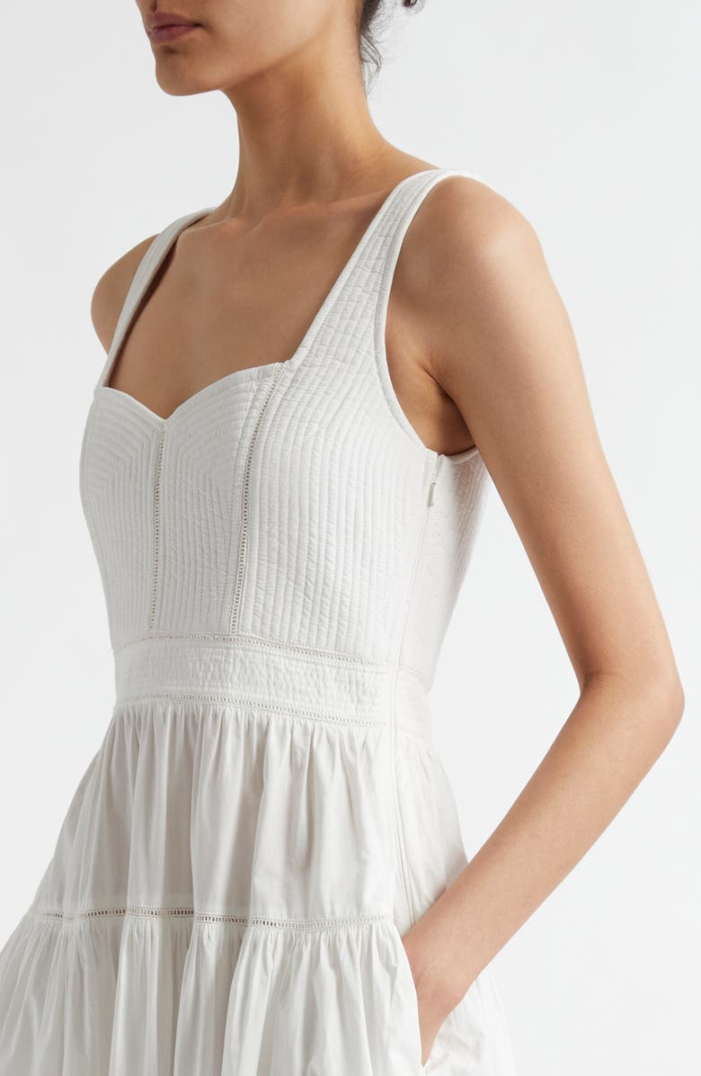 Ulla Johnson Isadora Cotton Fit & Flare Sundress, Alternate, color, Cowrie