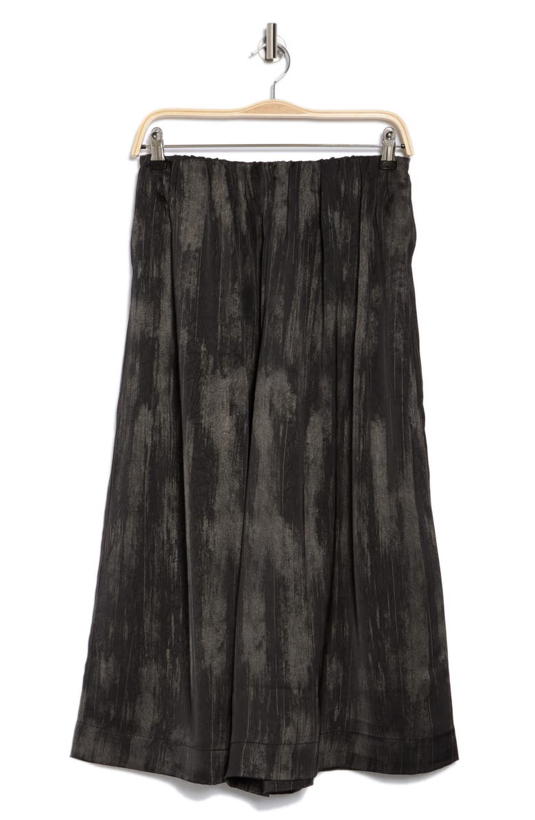 PATRIZIA LUCA Wide Leg Crop Pants, Alternate, color, Black