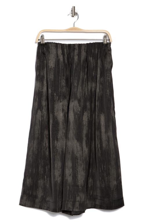 Patrizia Luca Wide Leg Crop Pants In Black
