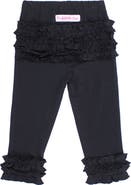 RuffleButts Toddler Girls Ruffle Leggings with Signature Rear Ruffles