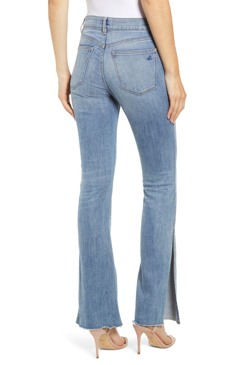 DL1961 Bridget Instasculpt High Waist Slit Bootcut Jeans, Alternate, color, 
