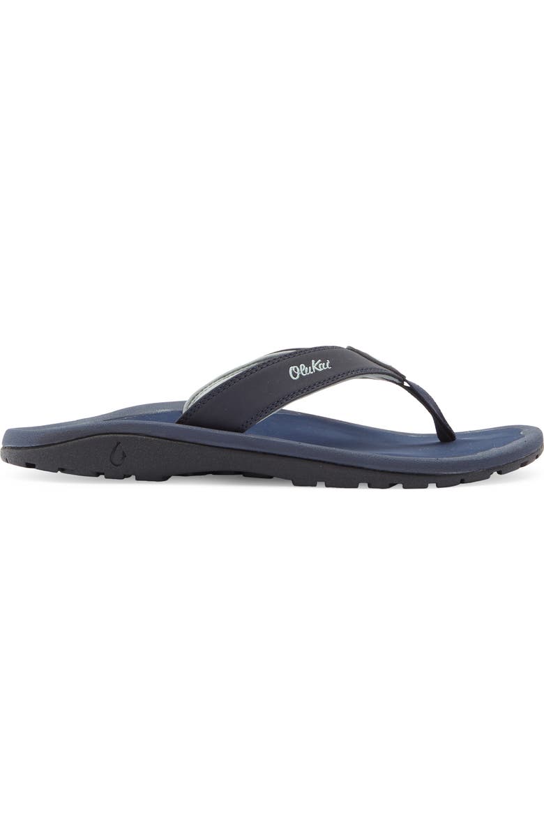 OluKai Ohana Flip Flop, Alternate, color, Trench Blue / Trench Blue