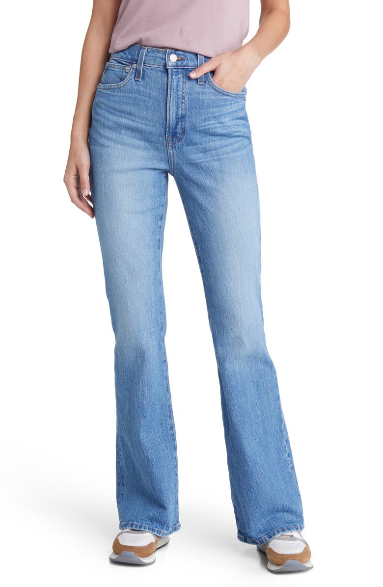 Madewell The Perfect Vintage Ripped High Waist Flare Jeans, Main, color,
