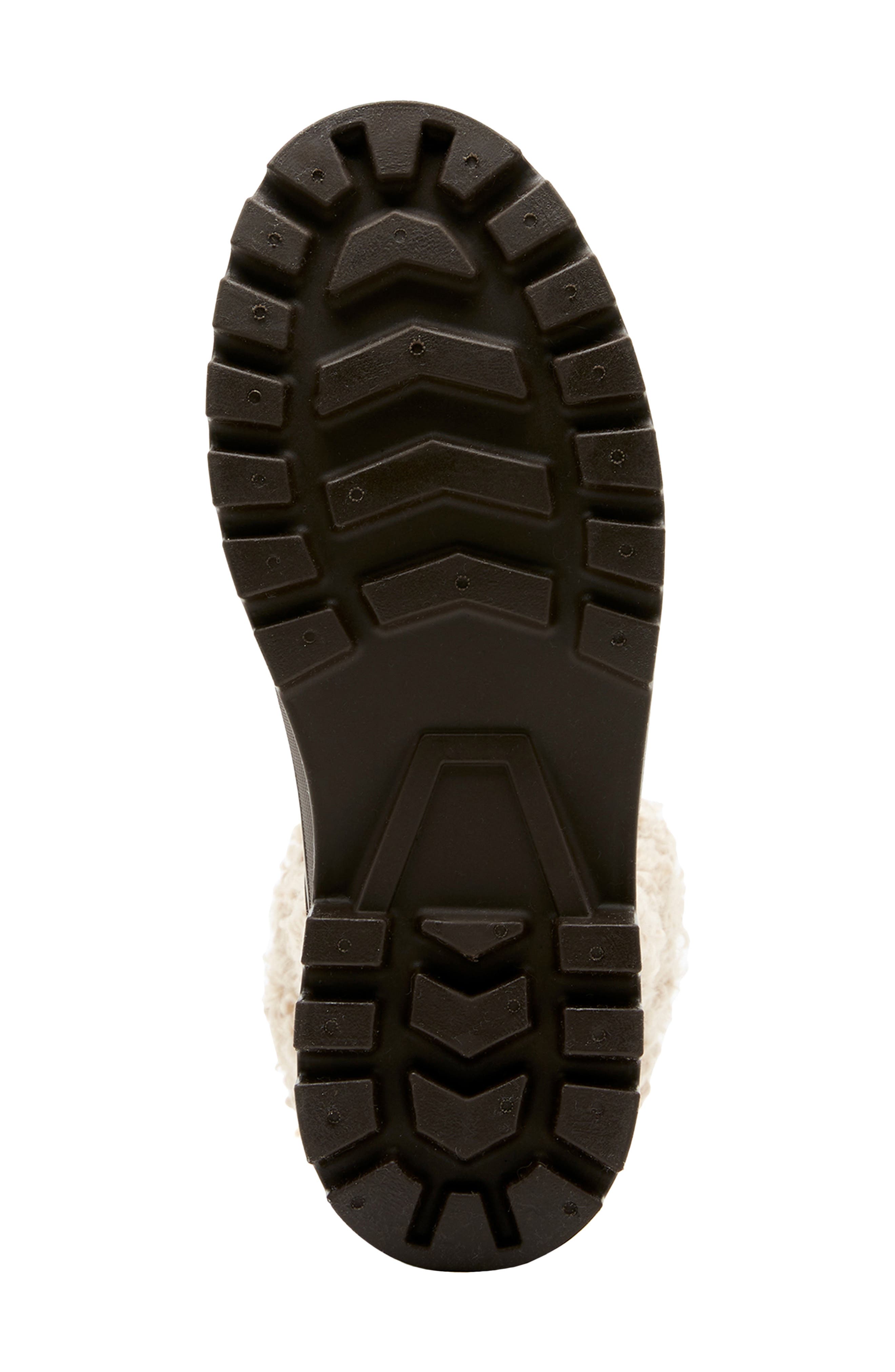 La Canadienne Peak Faux Shearling Winter Boot, Alternate, color, Brown Rubber