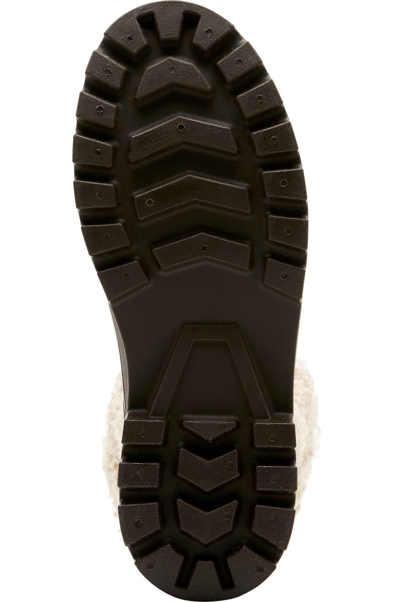 La Canadienne Peak Faux Shearling Winter Boot, Alternate, color, Brown Rubber