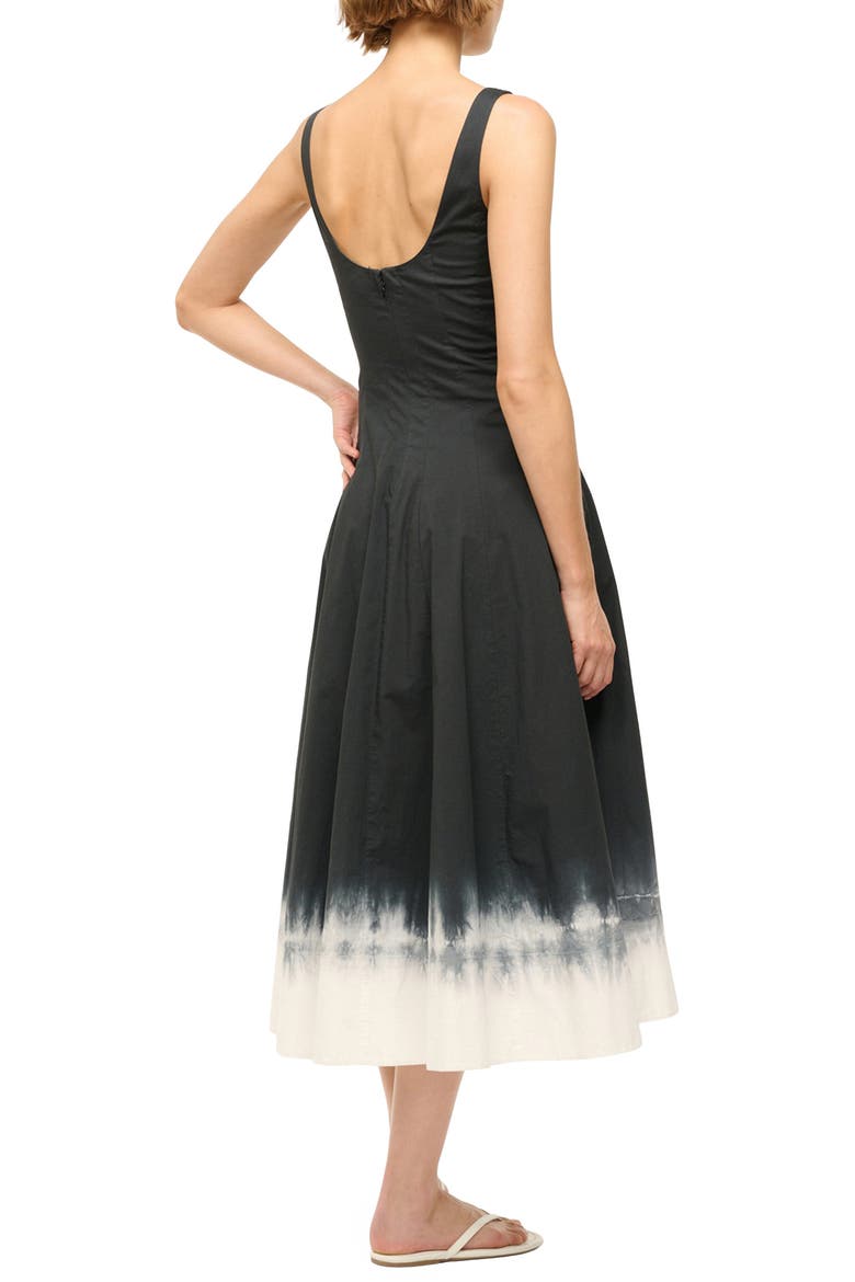 Wells Dip Dye Stretch Cotton Dress, Alternate, color, ONYX OMBRE