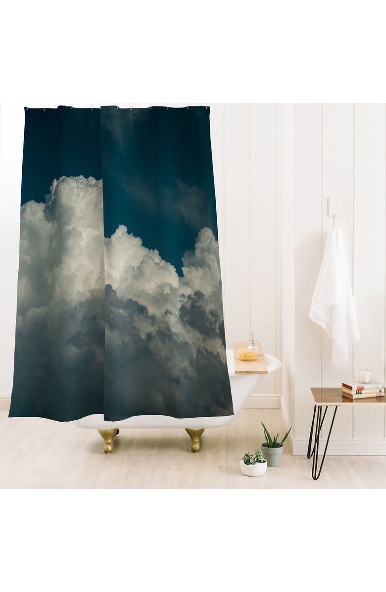 Deny Designs Daydreamin II Shower Curtain, Alternate, color, Blue