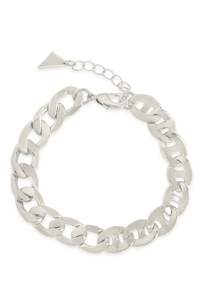 Whitley Chain Bracelet, Main, color, SILVER
