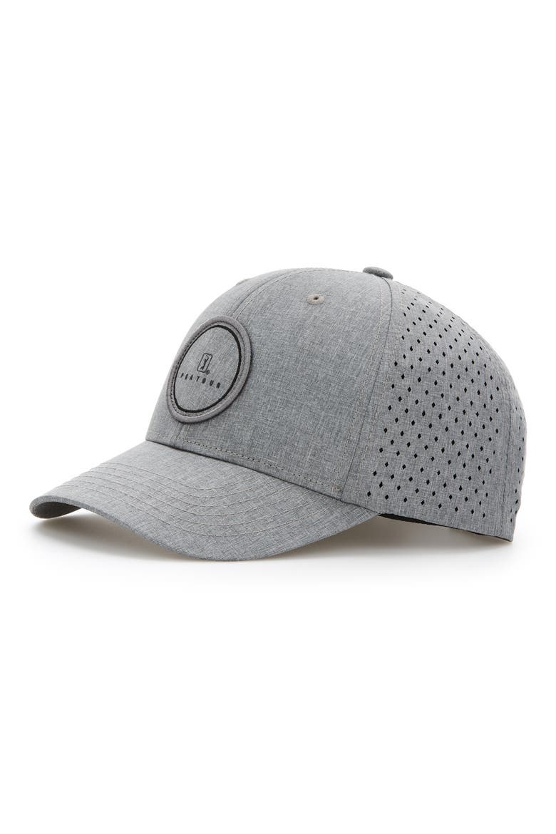 Heathered Snap Back Hat, Main, color, QUIET SHADE HEATHER