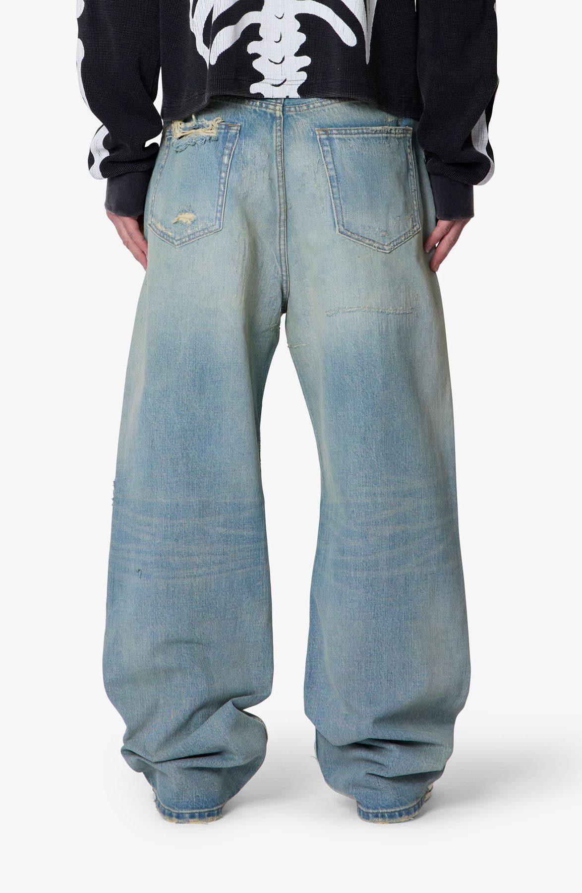 Distressed Ultra Baggy Jeans - image 2