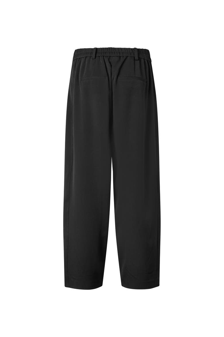 Mapunna High Rise Pleated Trousers, Alternate, color, Black