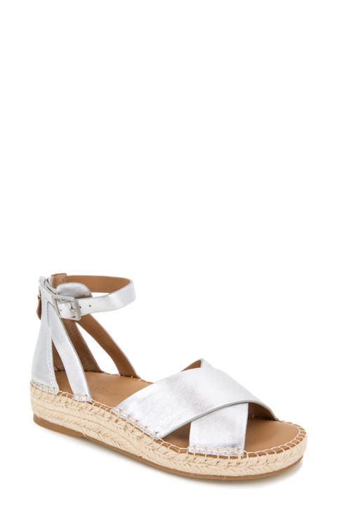Leon Ankle Strap Wedge Sandal (Women)