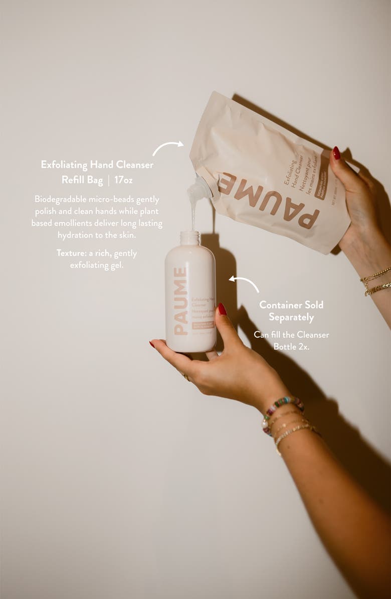 PAUME Exfoliating Hand Cleanser Refill Bag, Alternate, color, Beige