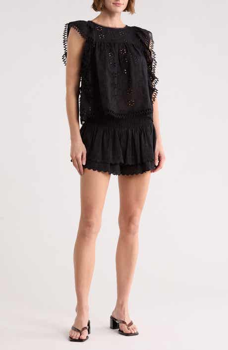 Abound Eyelet Trim Bloomer Shorts