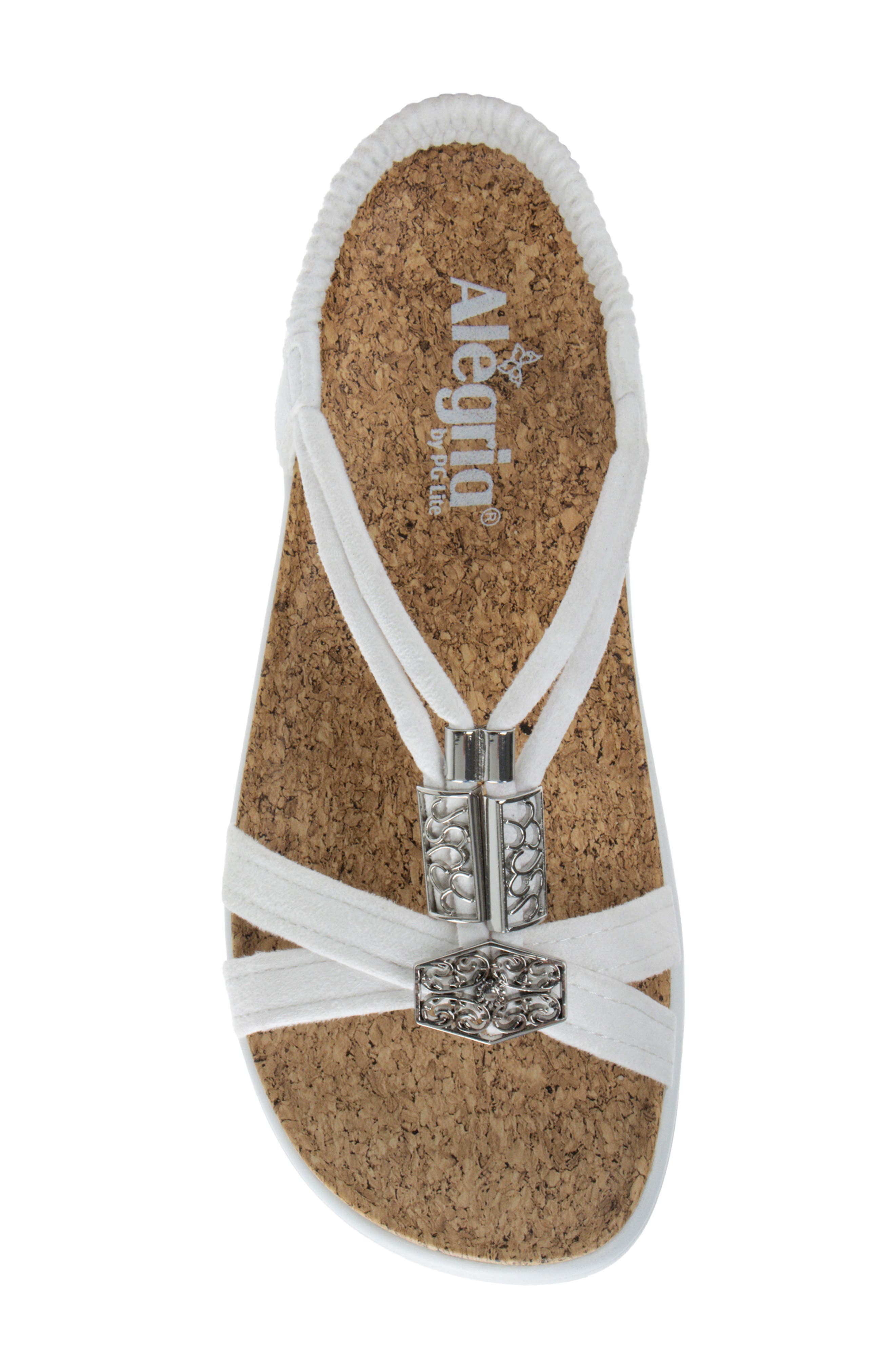 Alegria by PG Lite Roz Sandal, Alternate, color, True White