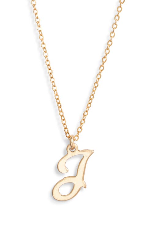 Gianna Initial Pendant Necklace