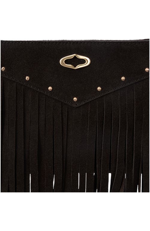 ORYANY ORYANY FRINGE LEATHER SHOULDER BAG