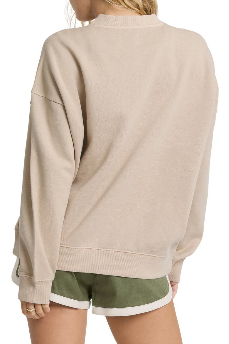 That Life V-Neck Sweatshirt, Alternate, color, COBBLESTONE