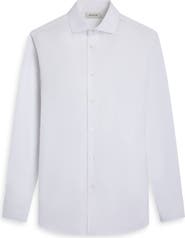 Bugatchi Axel Shaped Fit Stretch Cotton Button-Up Shirt