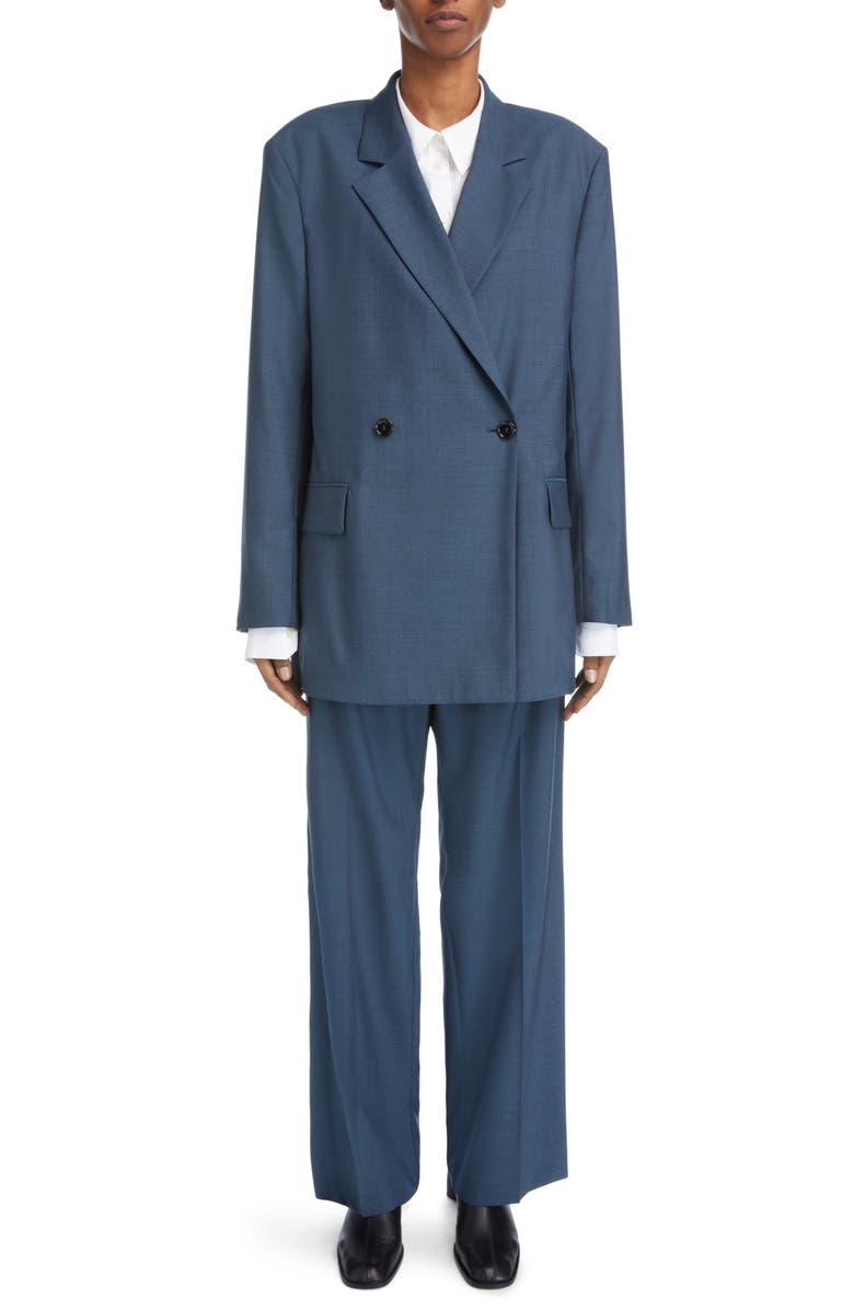 Acne Studios Saffron Fancy Stripe Button-Up Shirt, Alternate, color,