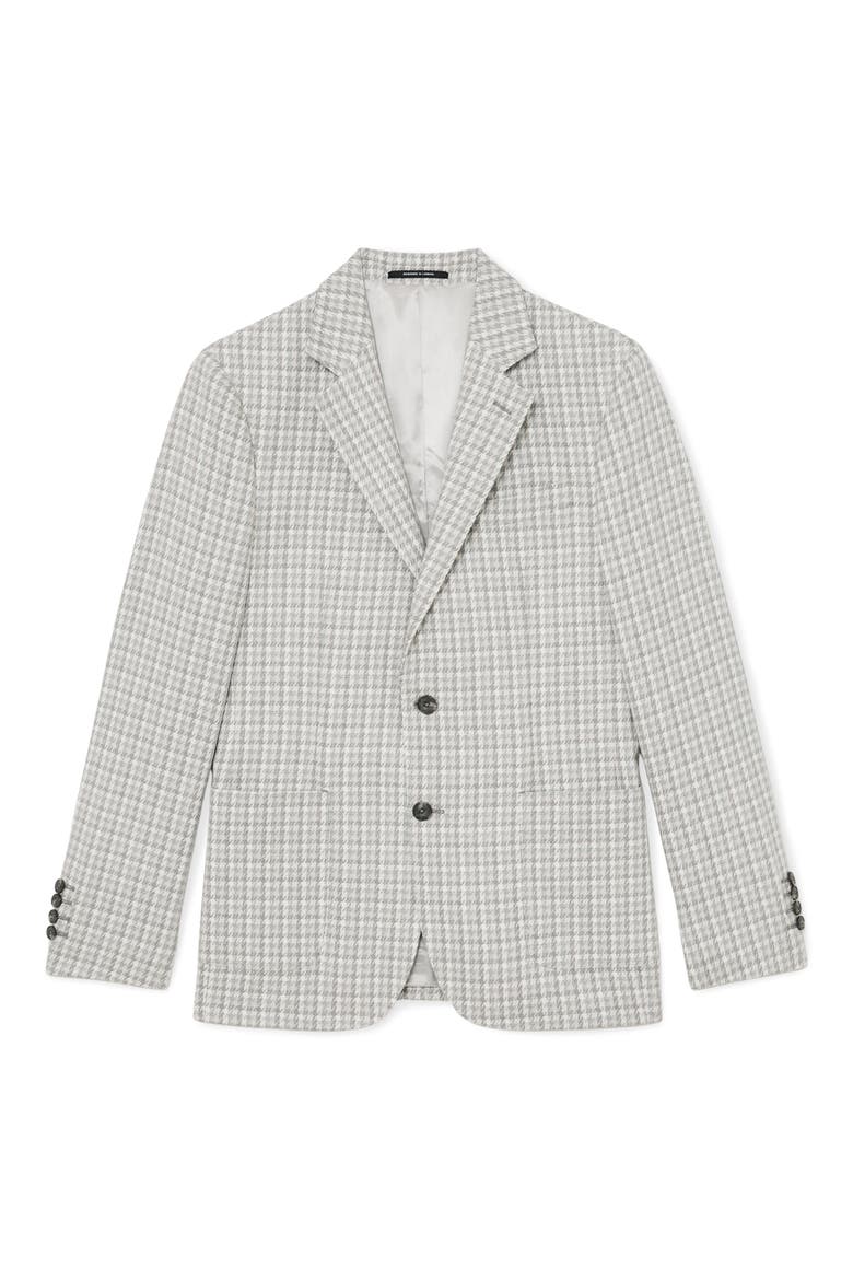 Canty Soft Grey Houndstooth Knit Sport Coat, Alternate, color, SOFT GREY