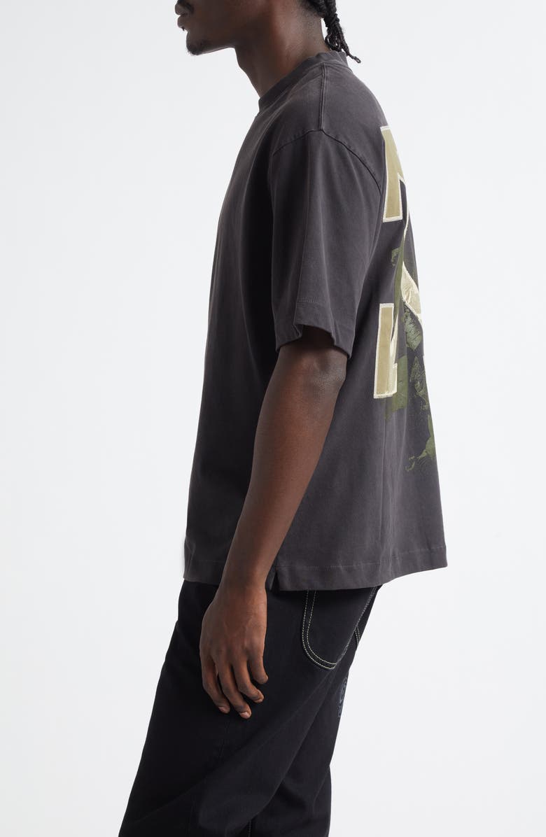 Off-White Martyrdom Arrow Skate Embroidered Graphic T-Shirt, Alternate, color, 