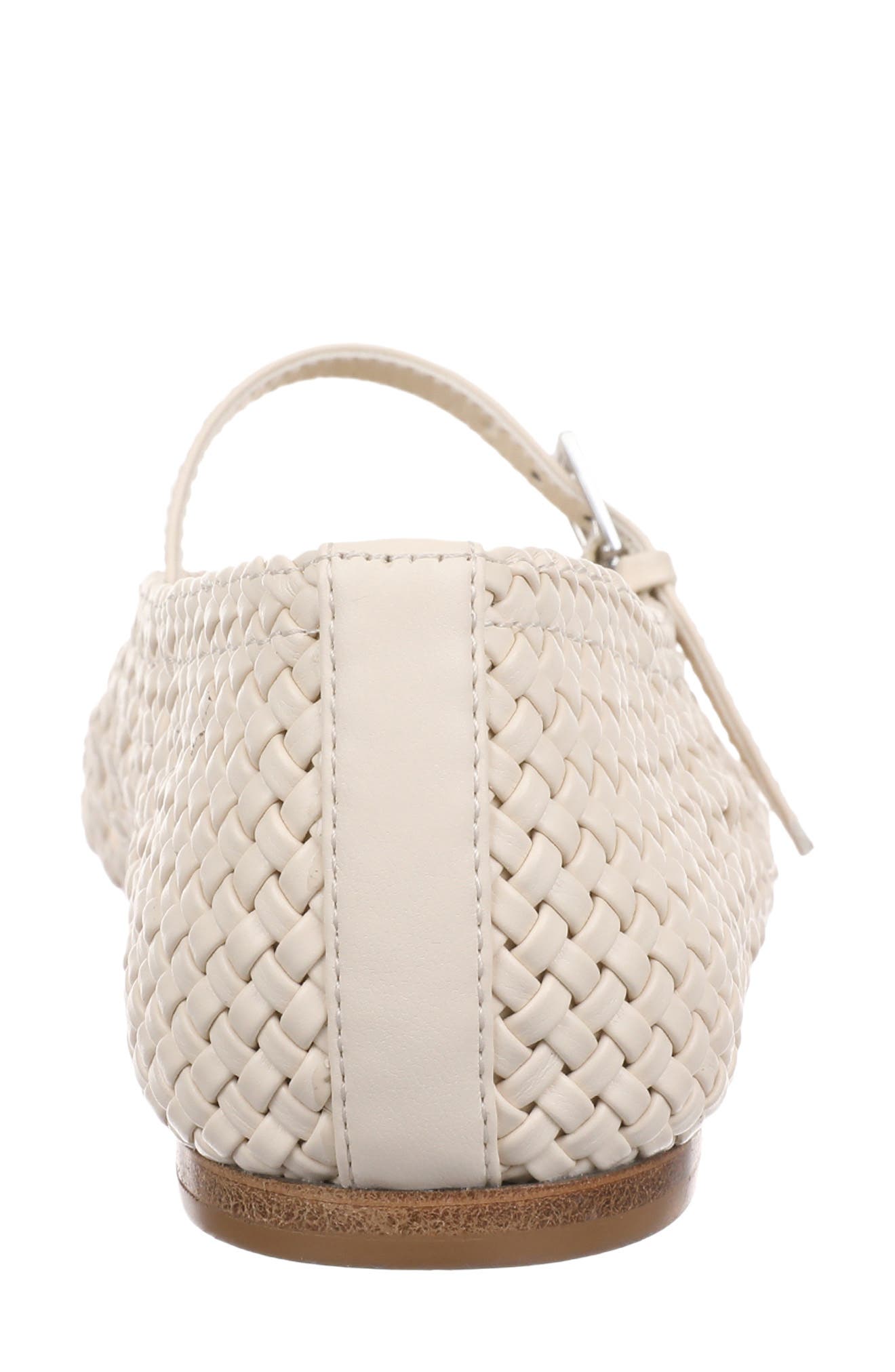 Maren Woven Mary Jane Flat (Nordstrom Exclusive), Alternate, color, BEIGE PEARLED