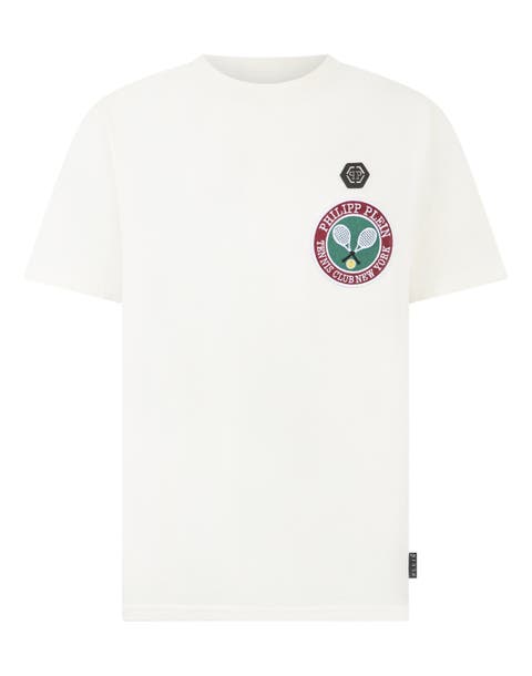 Round Neck T-Shirt Patch Tennis Men