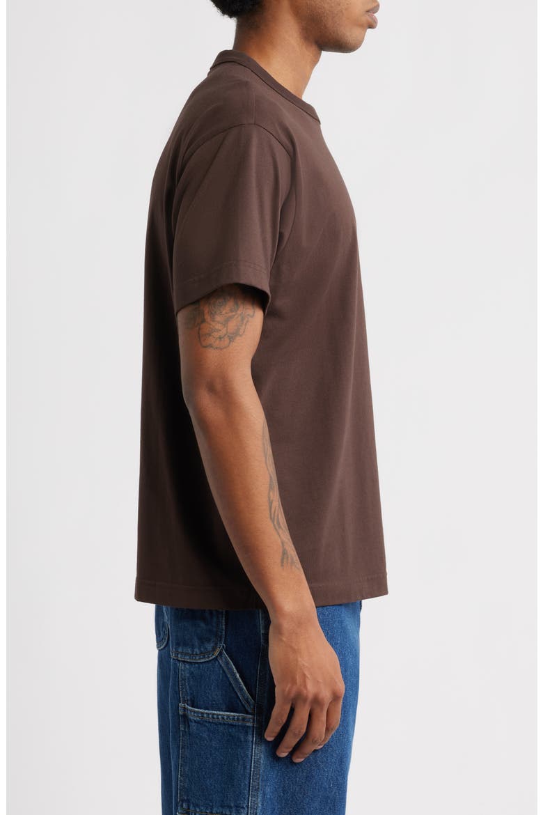 Core Crewneck T-Shirt, Alternate, color, BROWN COFFEE