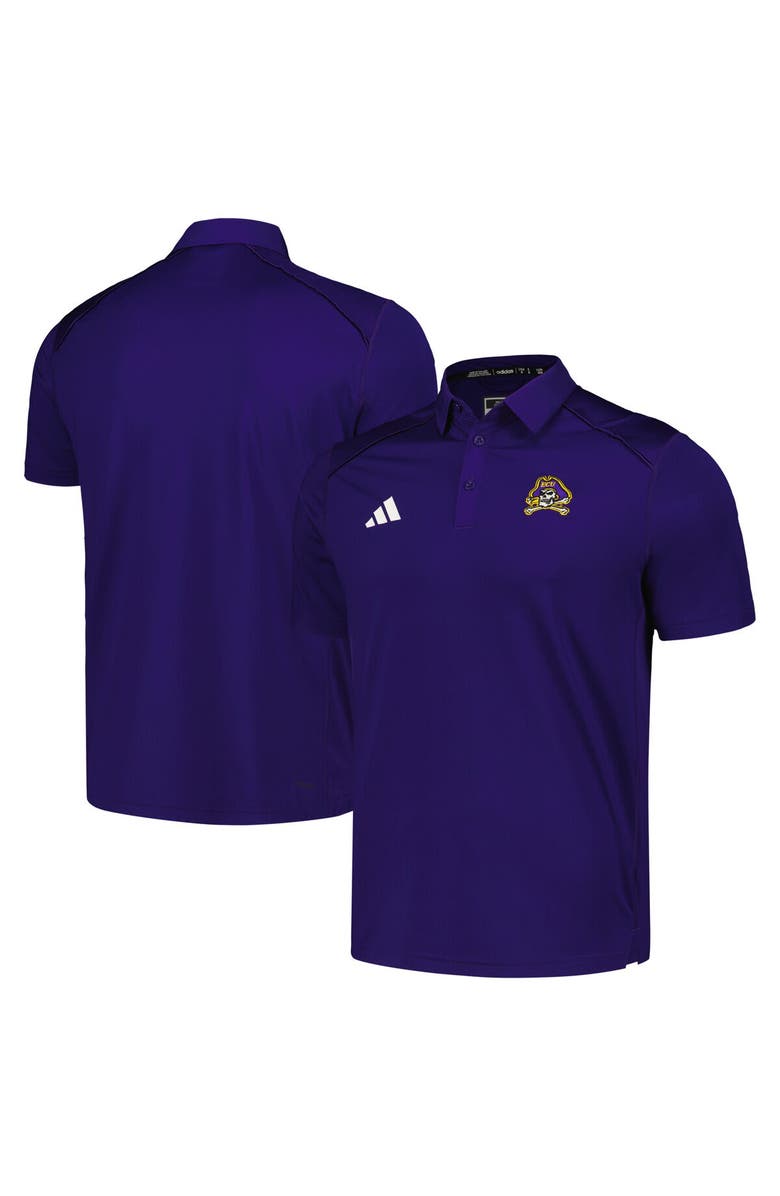 adidas Men's adidas Purple ECU Pirates Classic AEROREADY Polo, Main, color, 