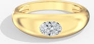 Everlee Oval Domed Lab Diamond Ring in 14K