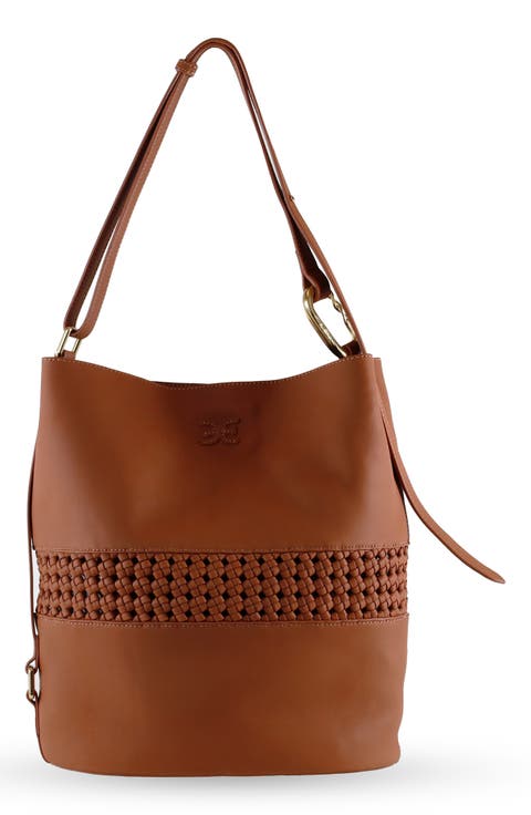 Marcie Leather Bucket Bag
