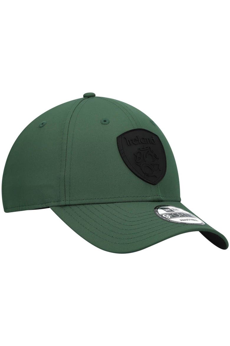 Men's New Era Green Ireland National Team Tonal Rubber Logo 9FORTY Adjustable Hat, Alternate, color, Green