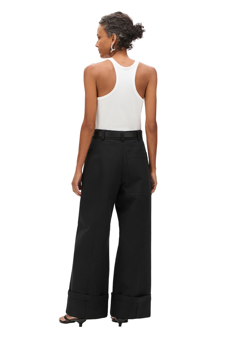 Wide Cuff Pant, Alternate, color, Black
