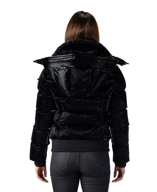 Woodpecker Woody Bomber Quilted Coat In Black