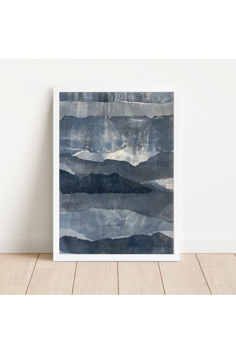 Blue Ridges Small Framed Print, Main, color, Blue